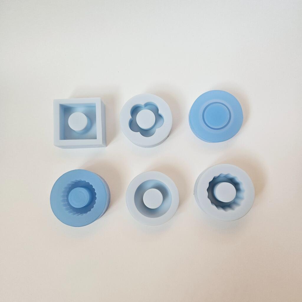 Силиконовые формы украшения для свечи Классика