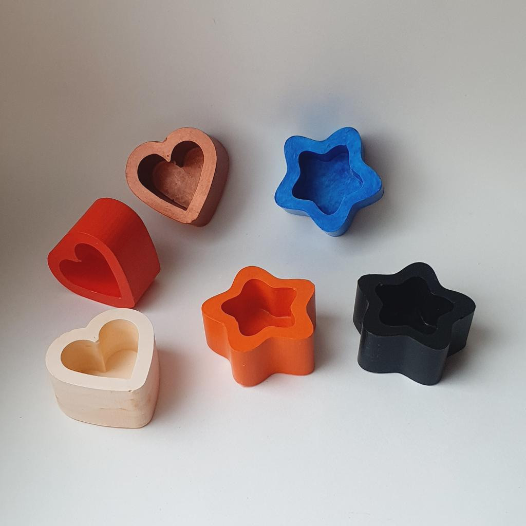 Гипсовое кашпо Чайные свечи