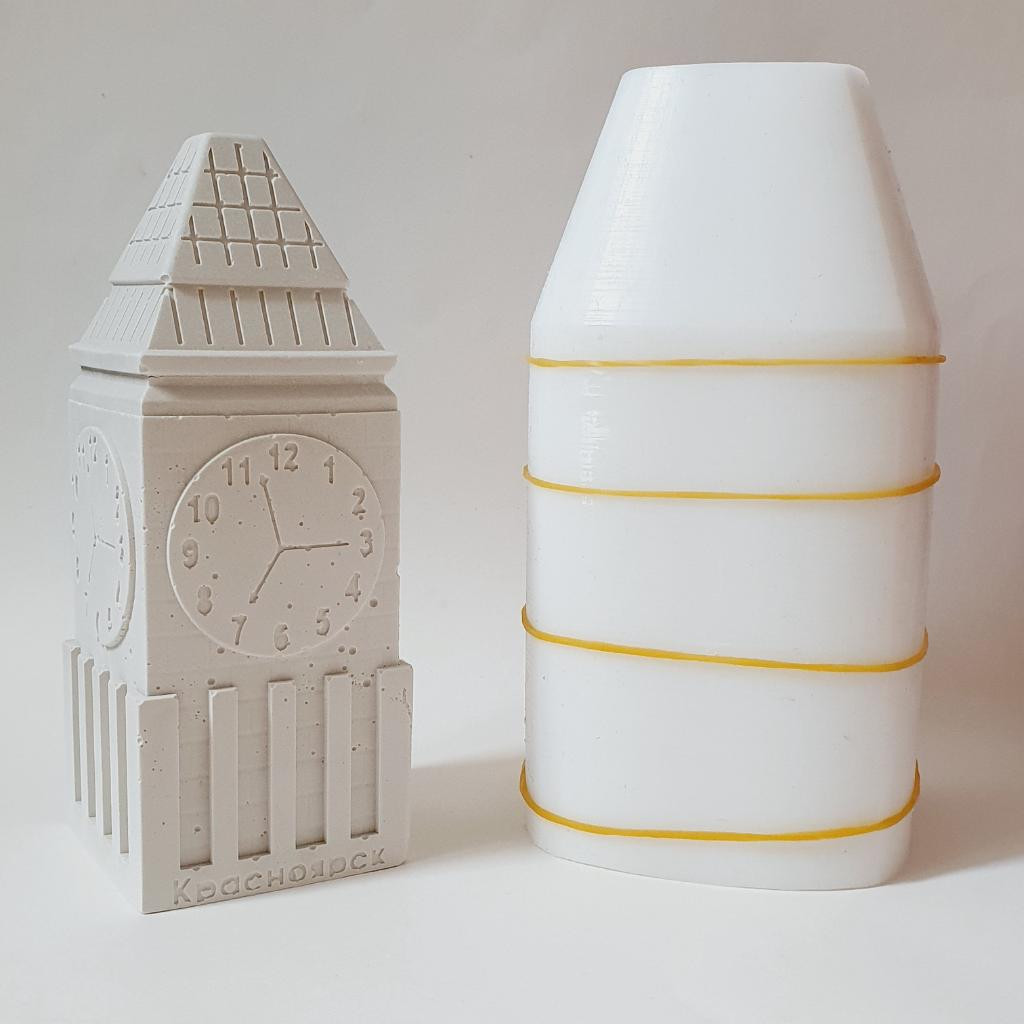 Силиконовая форма башня Бигбен Красноярск