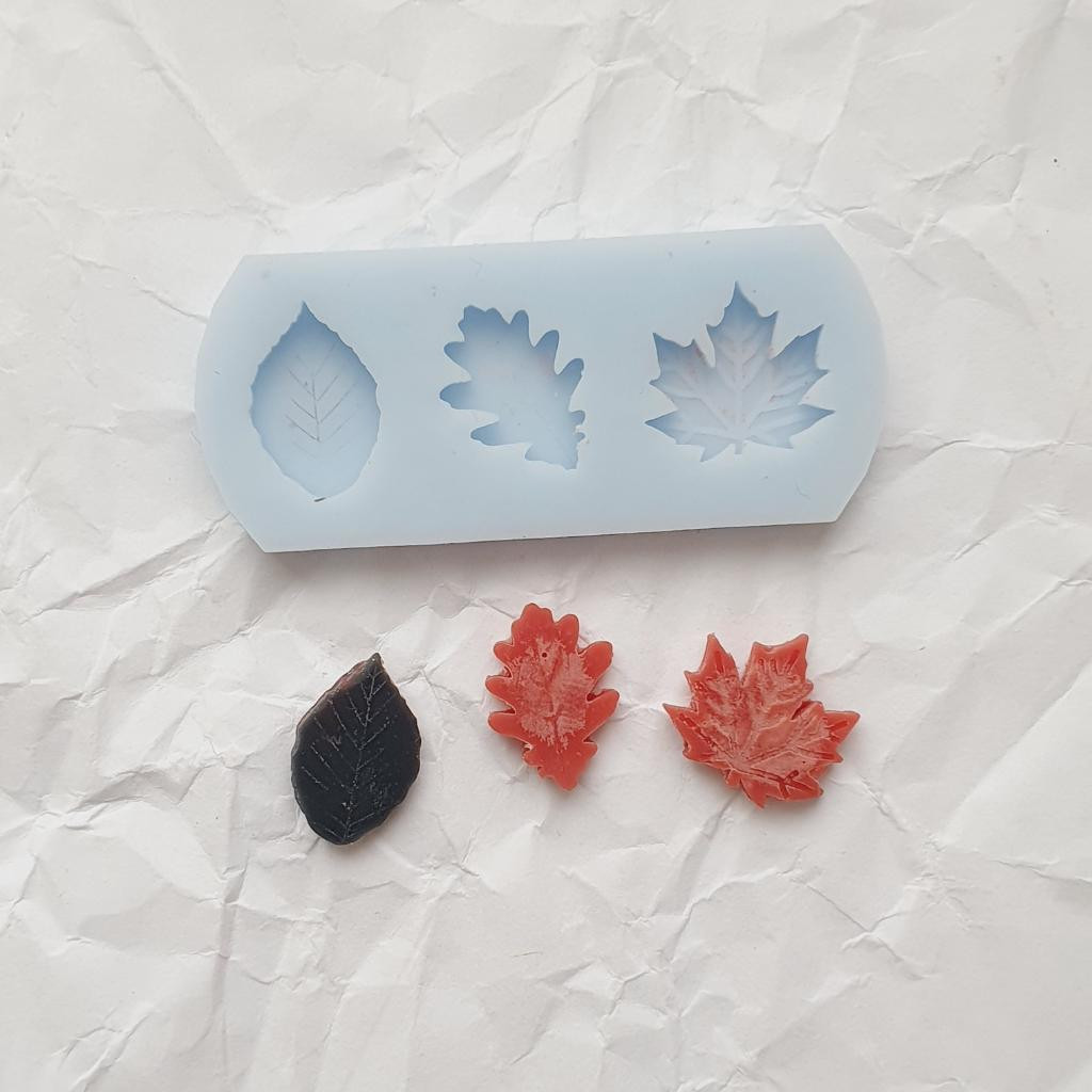 Силиконовая форма Листики мини