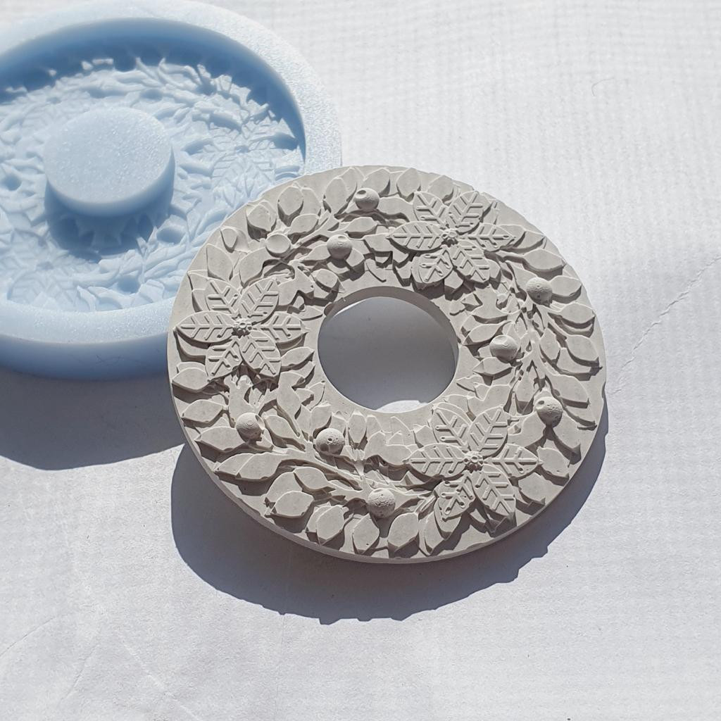 Силиконовая форма Венок Мини 55мм