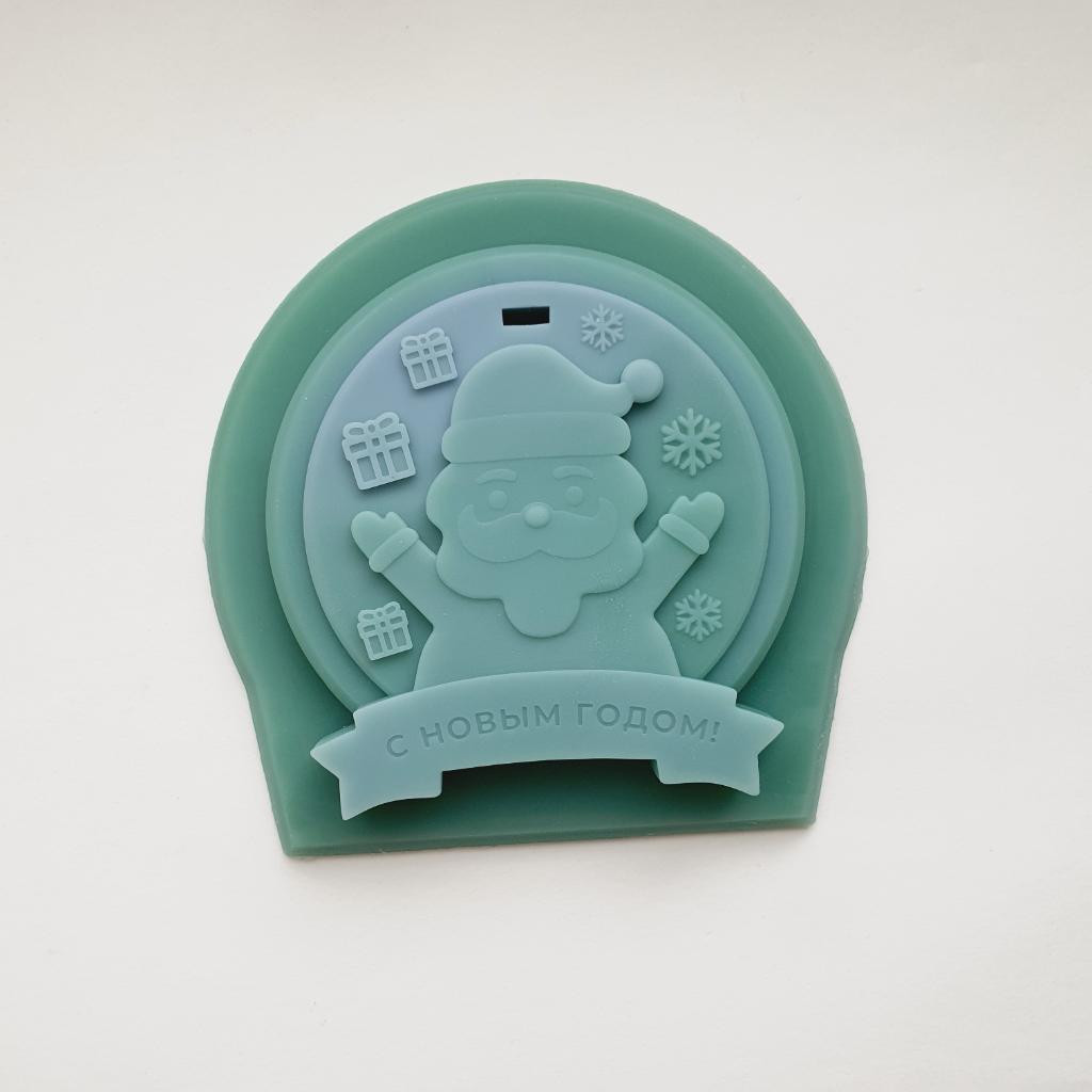 Модель (набор) для силикона саше Дед Мороз