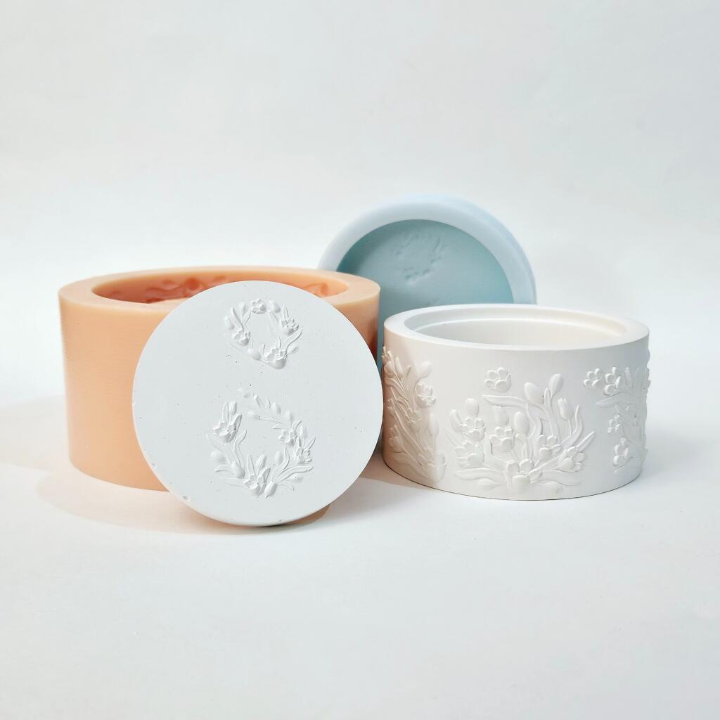 Силиконовая форма стакан 130 Тюльпаны