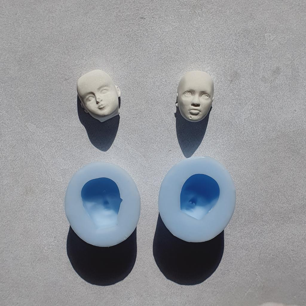 Силиконовая форма Личико