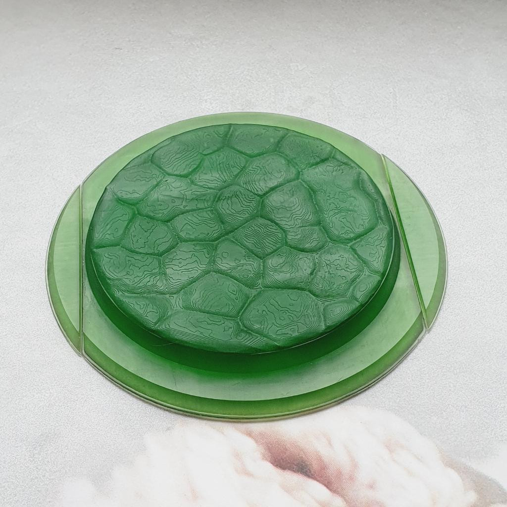 Модель для заливки силиконом Поднос Камни с уже готовой основой и разборными опалубками