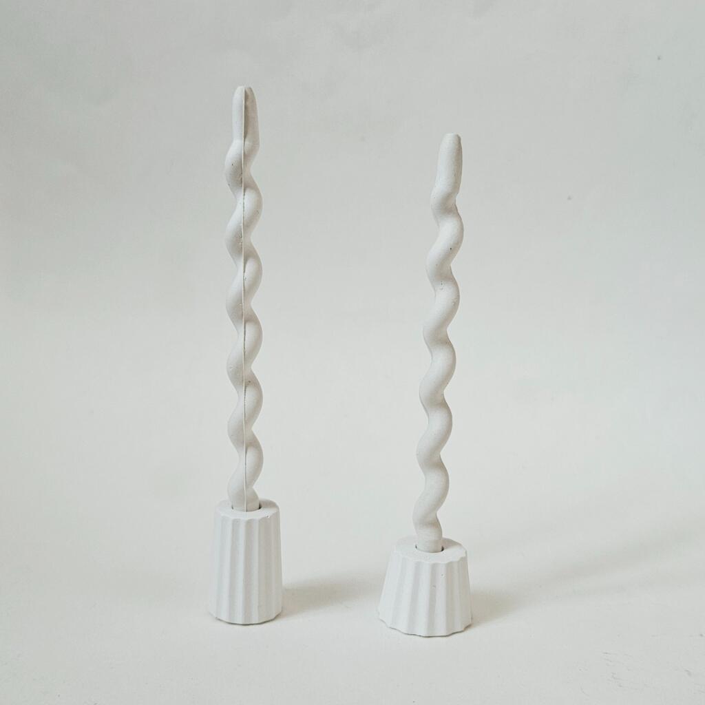 Силиконовая форма бентосвечи палетка Змейка