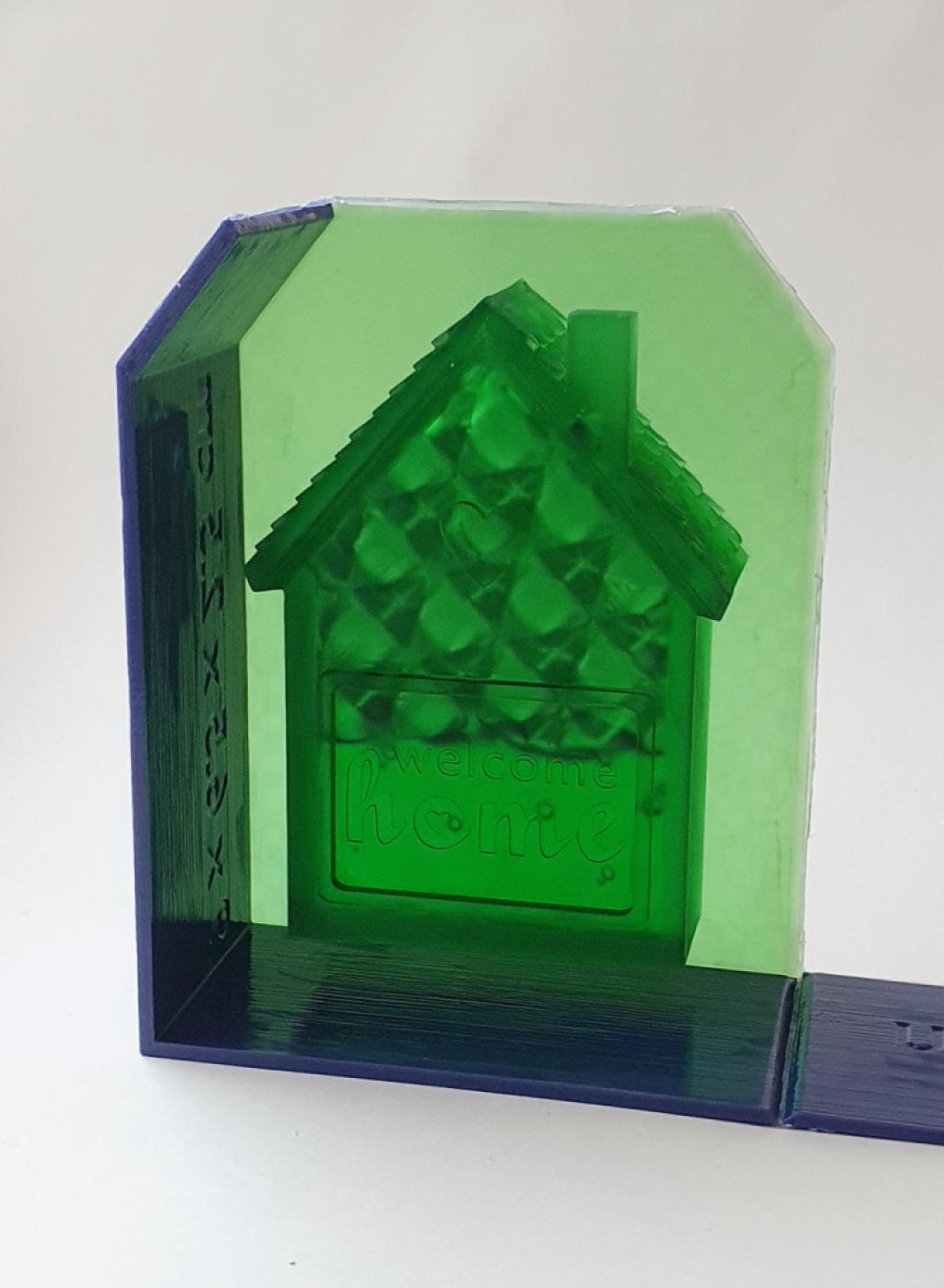Модель для заливки силиконом Домик Welcome Home с уже готовой основой и разборными опалубками