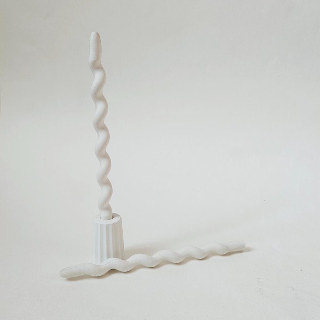 Силиконовая форма бентосвечи палетка Змейка