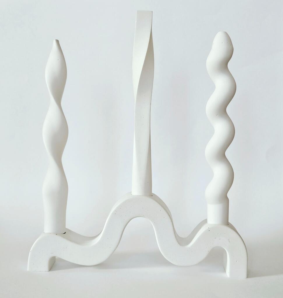 Силиконовая форма подсвечник Волна