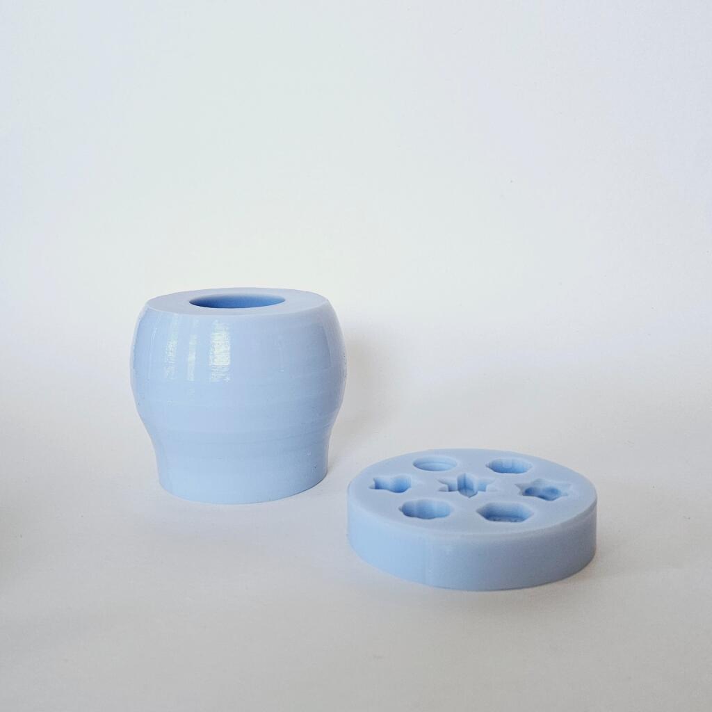 Набор силиконовых форм: шар и палетка подвесов