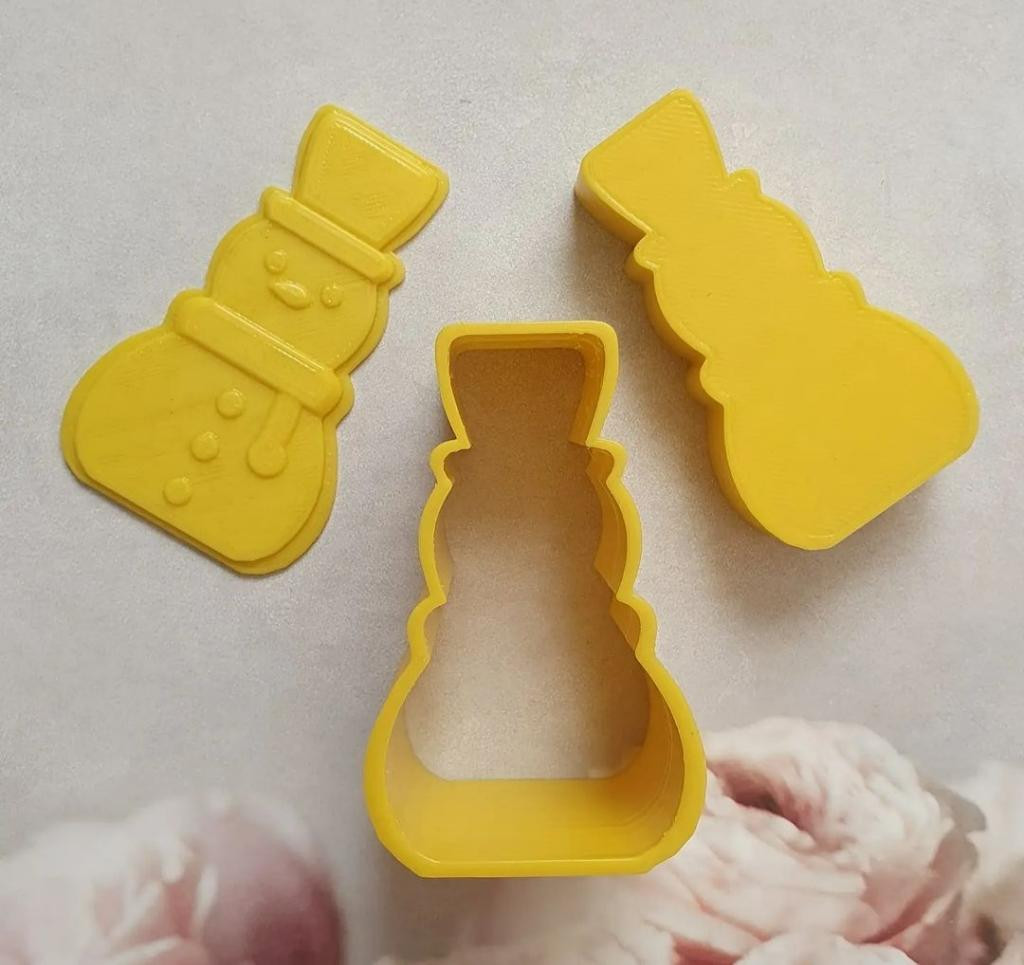 Формочка для бомбы "СНЕГОВИК"