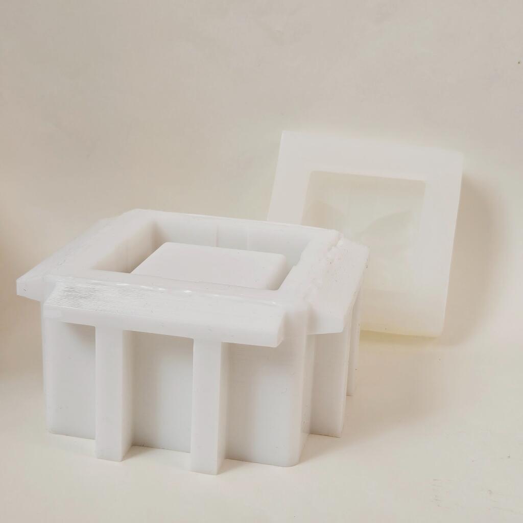 Силиконовая форма стакан Подарок 132