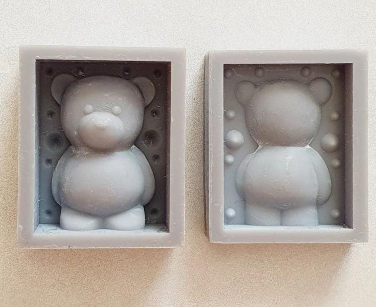 Модель для заливки силиконом "МИШКА".