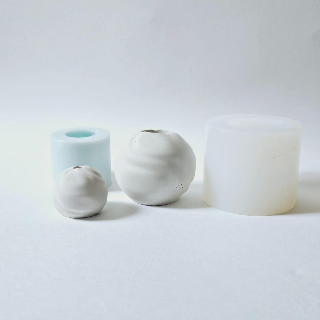 Силиконовая форма подсвечник Жемчужина