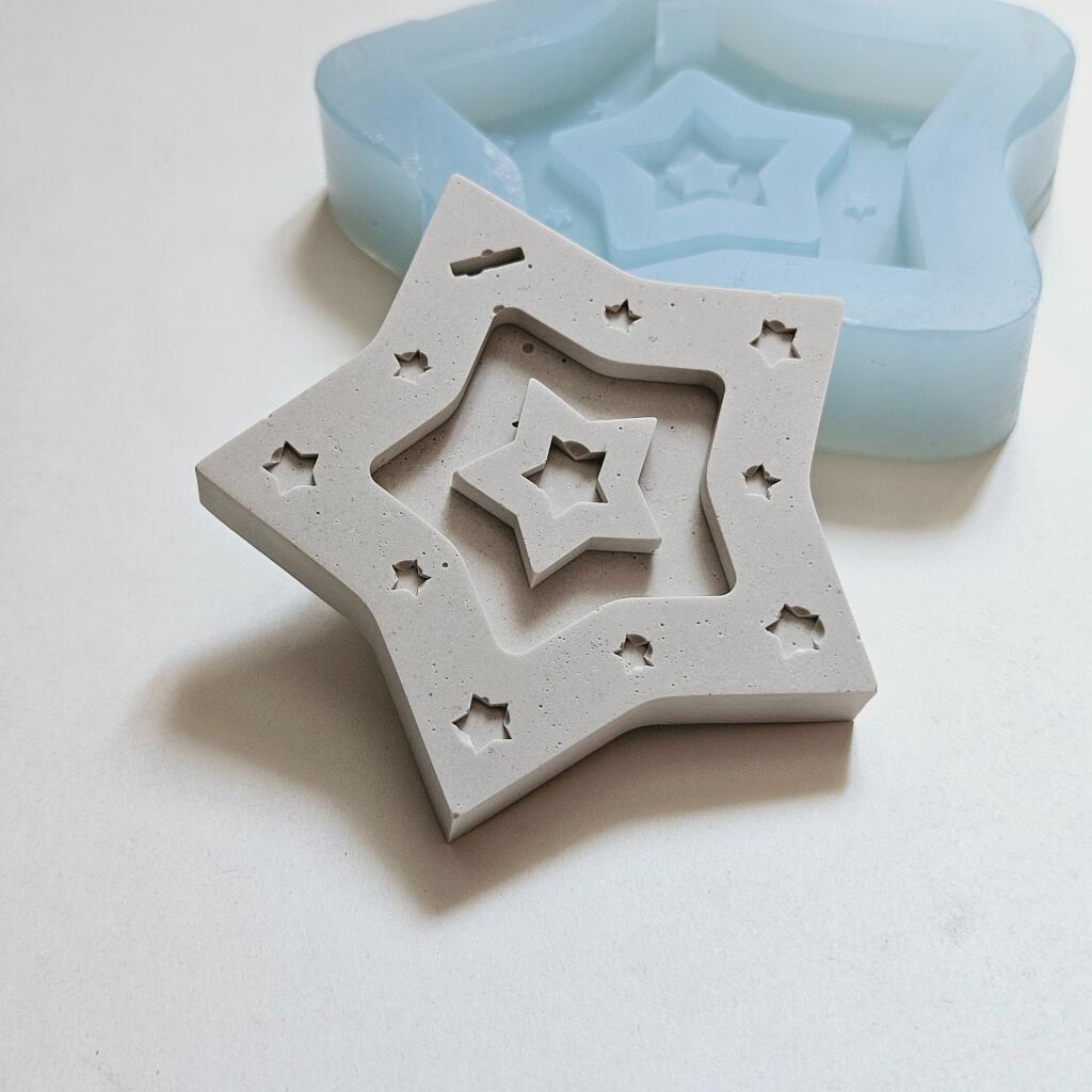 Силиконовая форма саше Звезда
