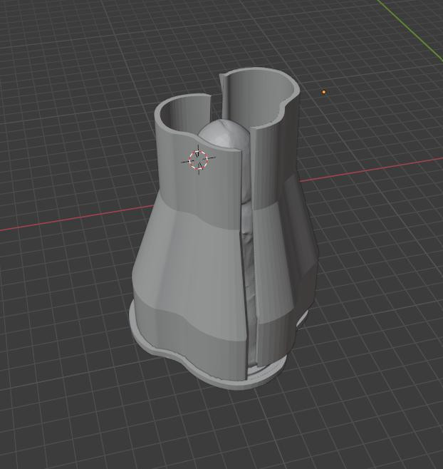 Мастер модель для заливки силиконом "Пенис" с уже готовой опалубкой и дном.