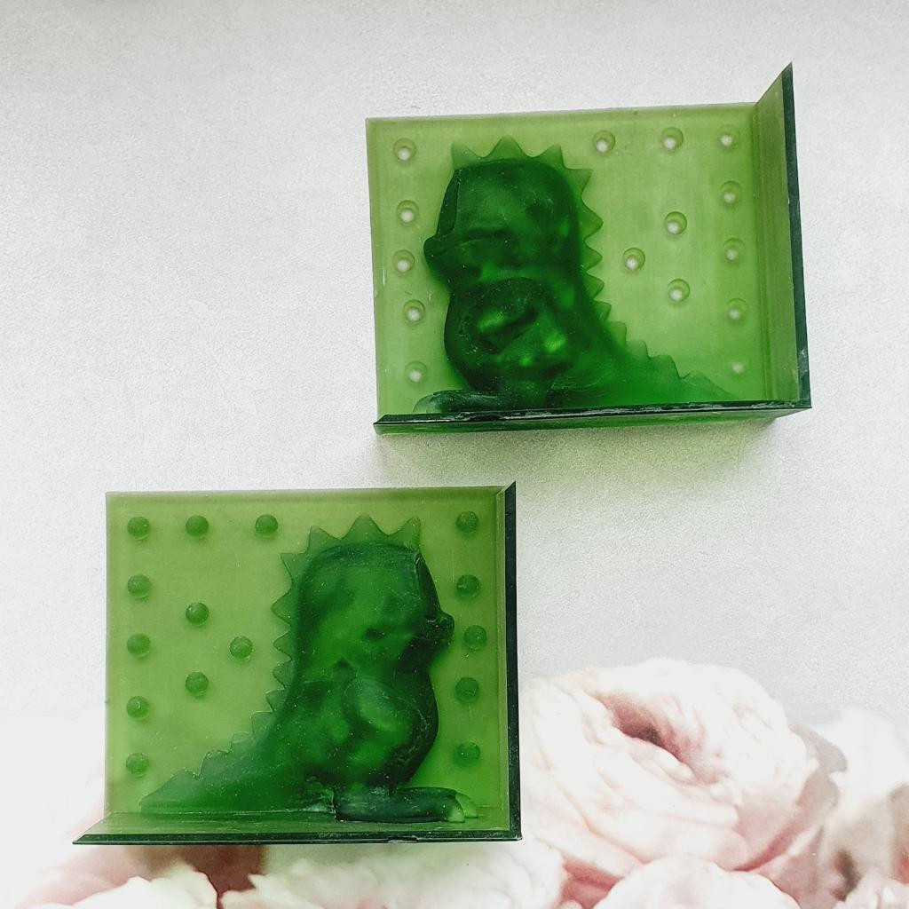 Модель для заливки силиконом Динозавр с уже готовой основой и разборными опалубками