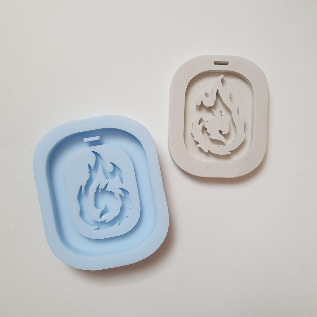 Силиконовая форма Парящий (плавающий) дракон