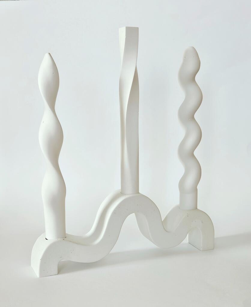 Силиконовая форма подсвечник Волна