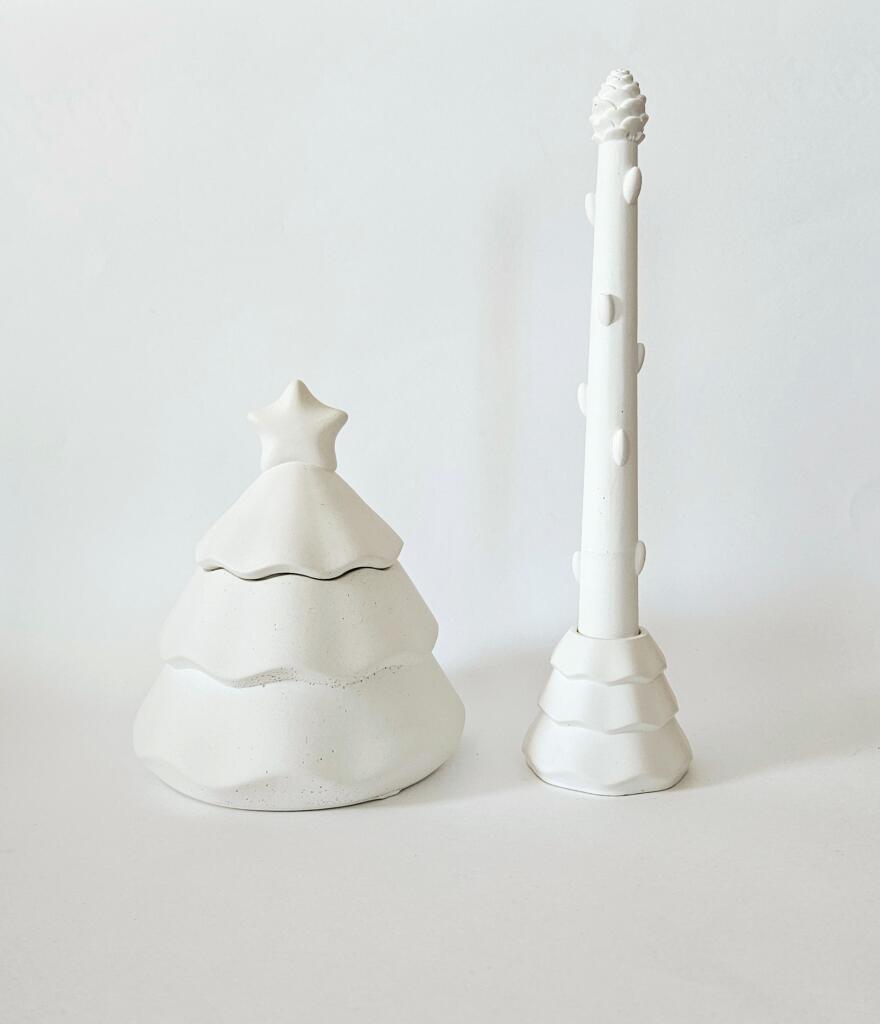 Силиконовая форма подсвечник Елка