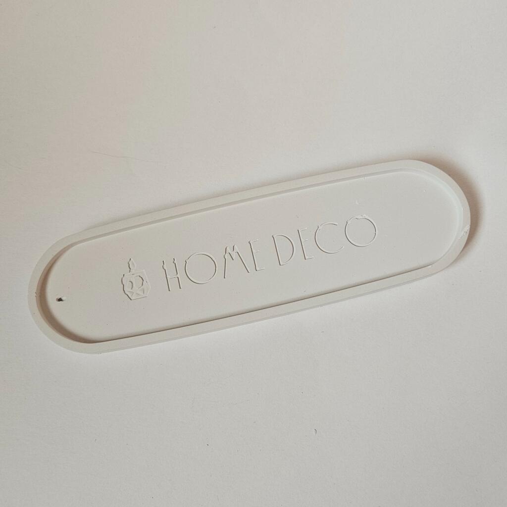 Силиконовая форма подставка Овал для благовония без лого