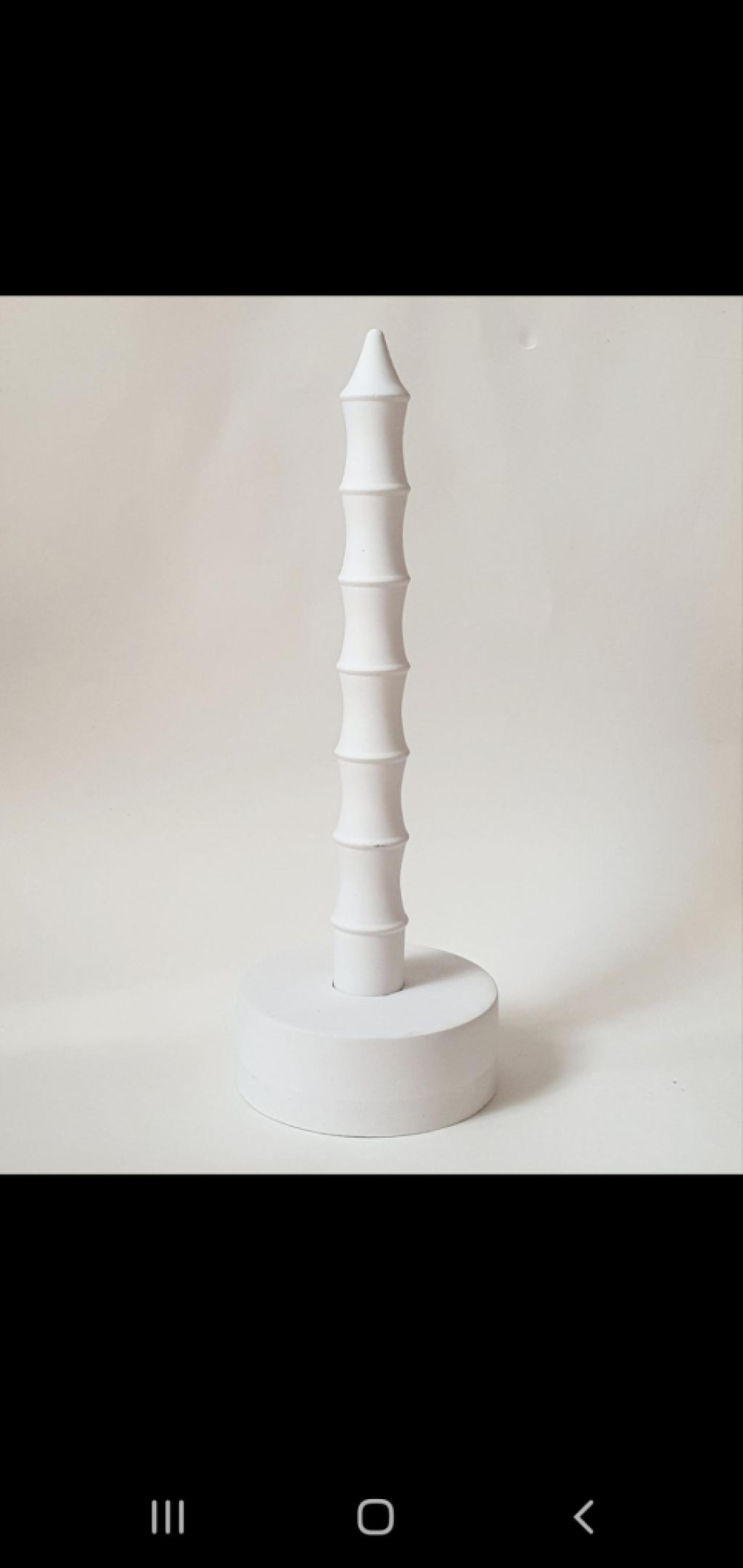 Силиконовая форма держатель (подсвечник) Простой круг