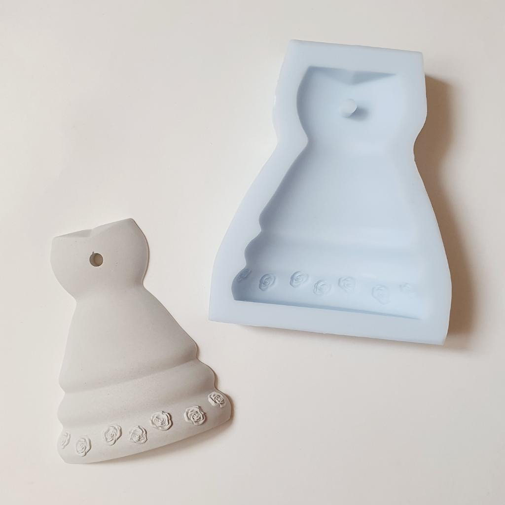 Силиконовая форма саше Платье