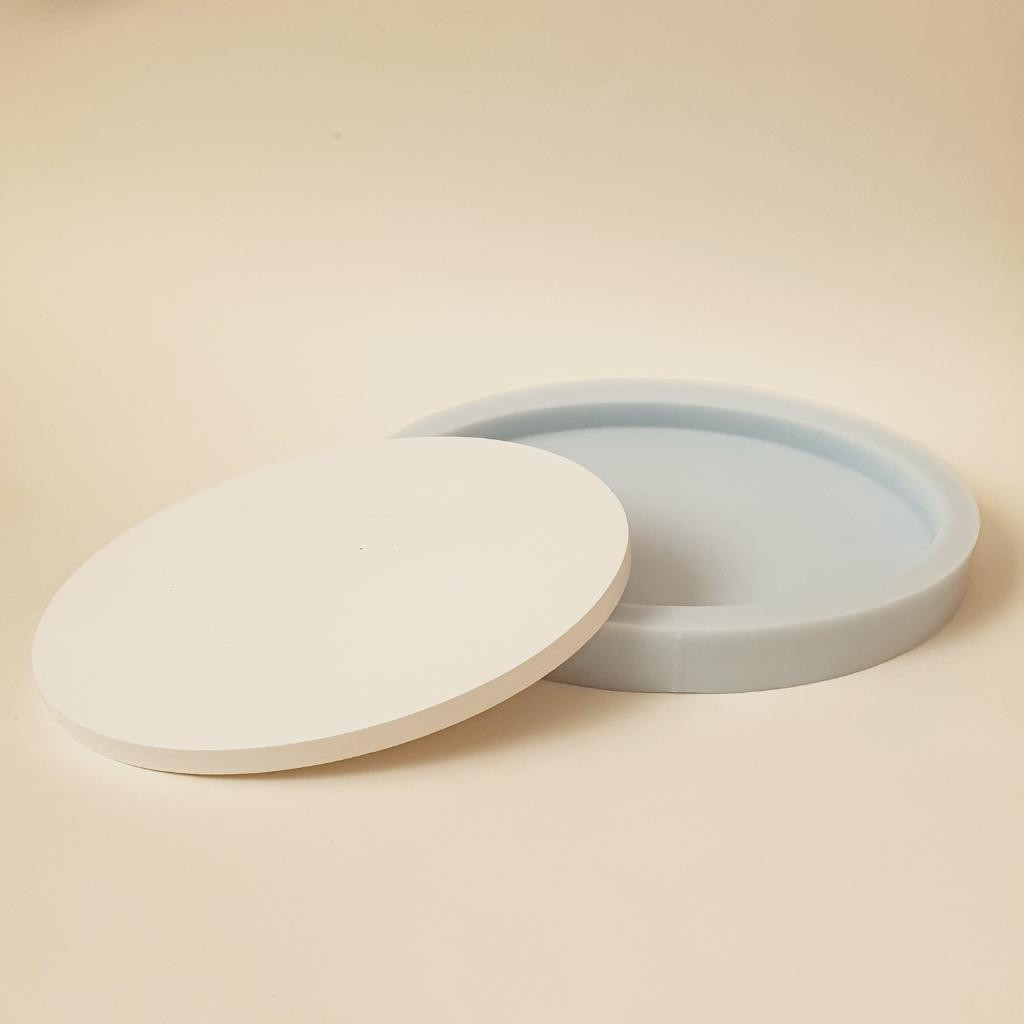 Силиконовая форма Подставка (поднос) Овал без бортов