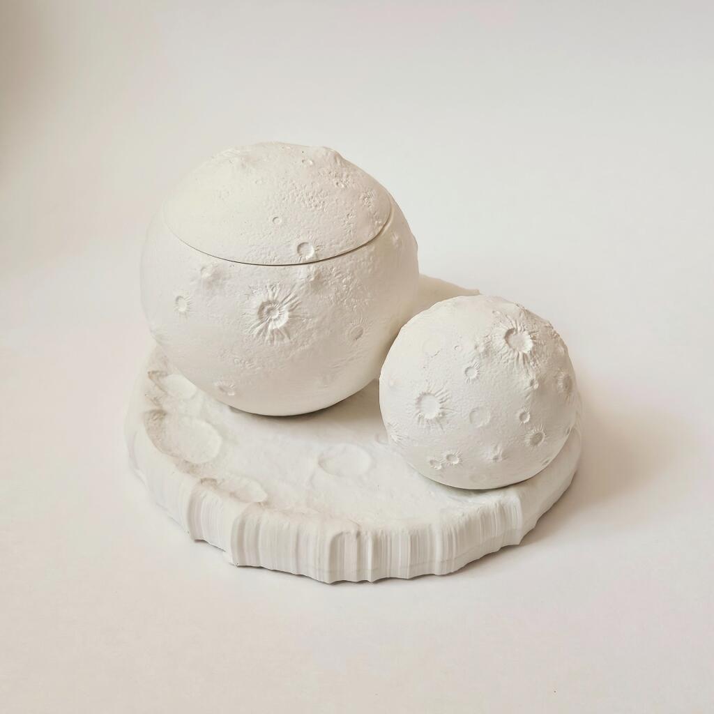 Силиконовая форма поднос Луна