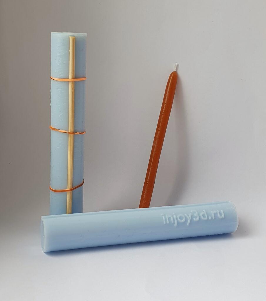 Силиконовая форма бентосвечи моно