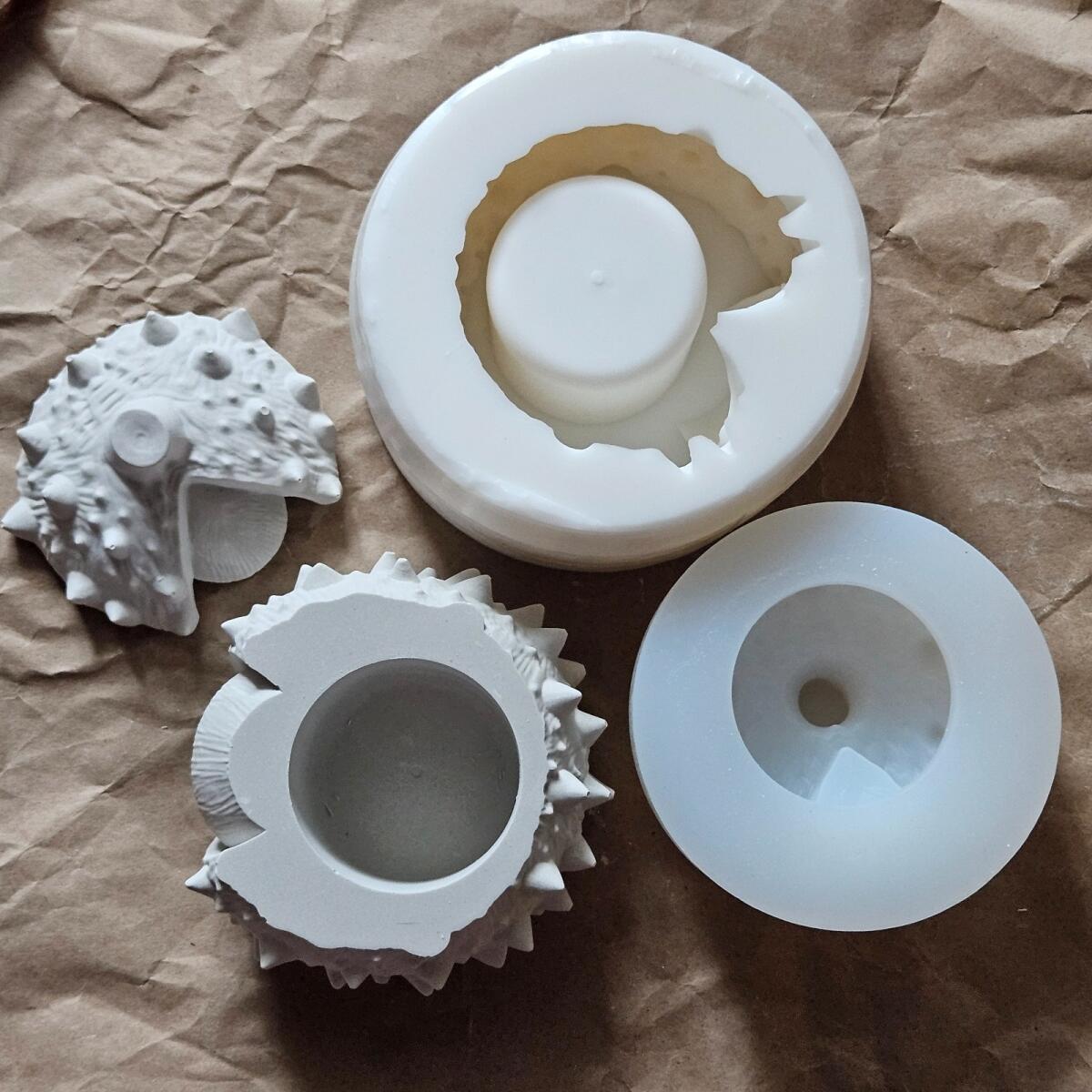 Силиконовая форма стакан Каштан