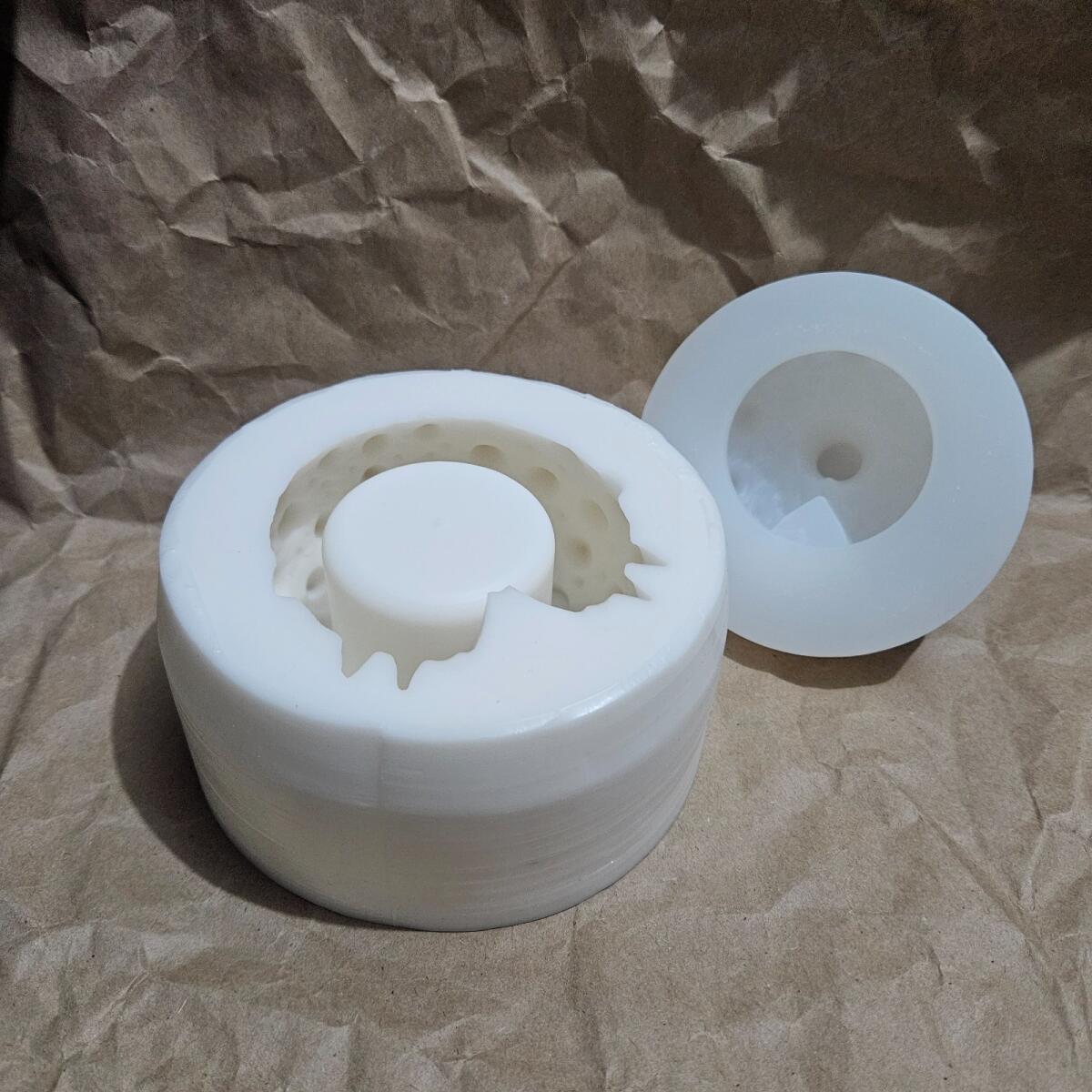 Силиконовая форма стакан Каштан