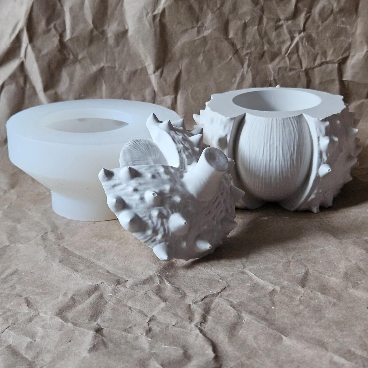 Силиконовая форма стакан Каштан