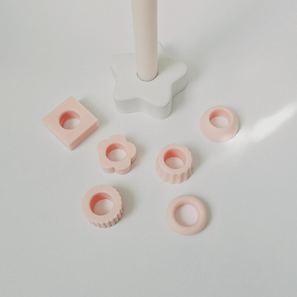 Силиконовые формы украшения для свечи Классика