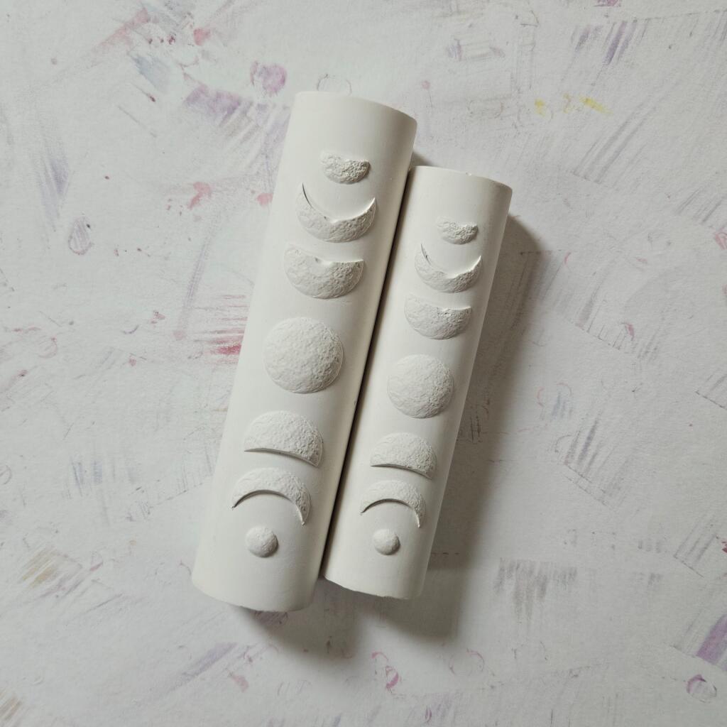 Силиконовая форма для столбовой свечи Фазы луны