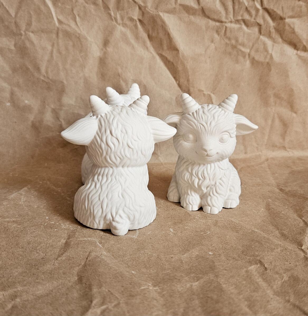 Силиконовая форма Коза для мыла и воска