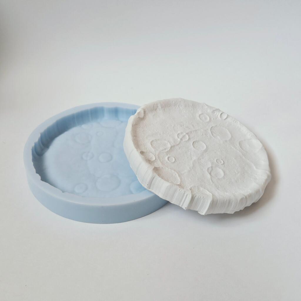 Силиконовая форма поднос Луна