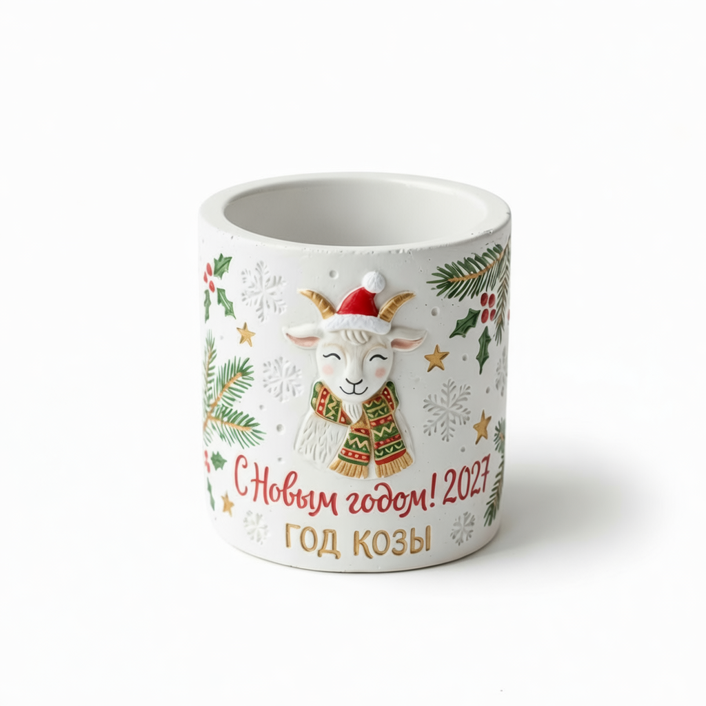 Стакан с козой