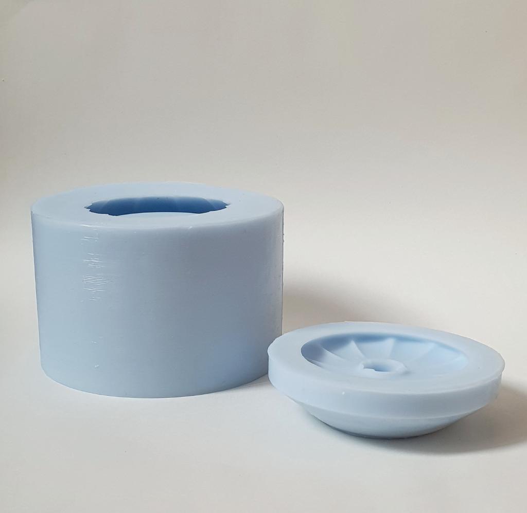 Модель для заливки силиконом Кашпо Тыква