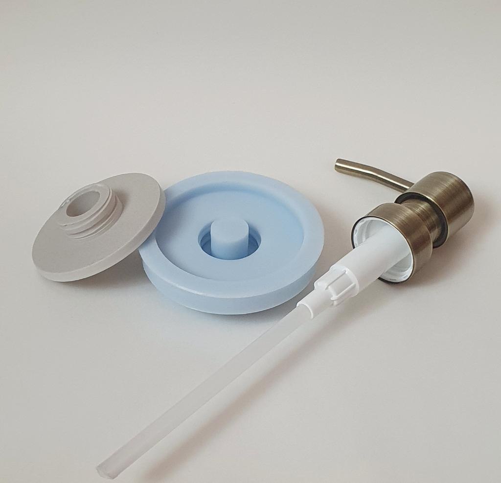 Силиконовая форма  Крышка от дозатора с резьбой