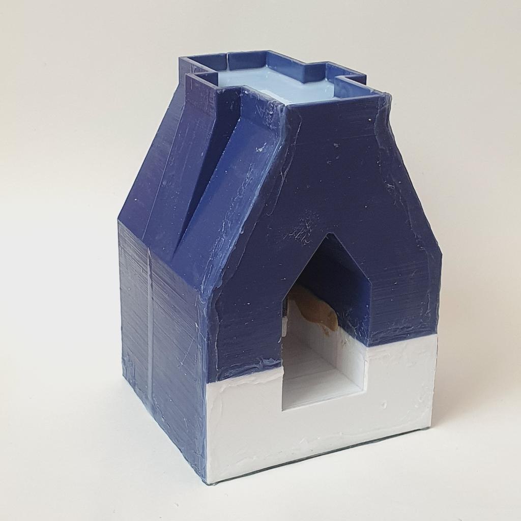 Силиконовая форма  Домик и мини свечка