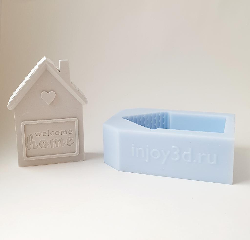 Силиконовая форма  Домик Welcome Home
