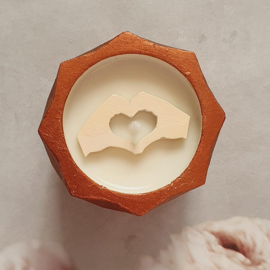 Силиконовая форма  Руки сердечком