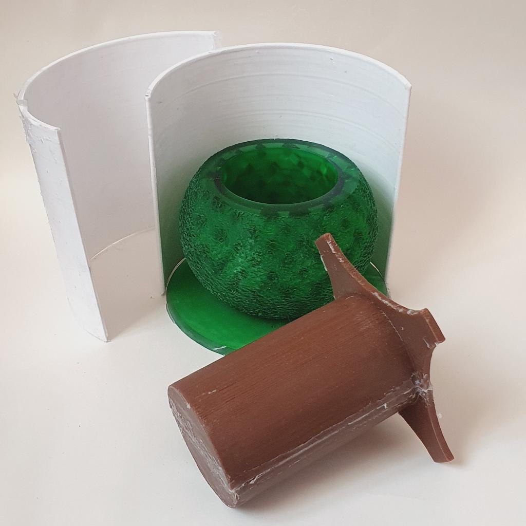 Силиконовая форма  Шар каракуль 68