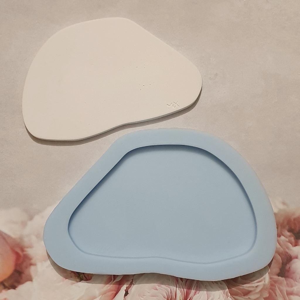 Силиконовая форма  Подставка (поднос) Абстракция