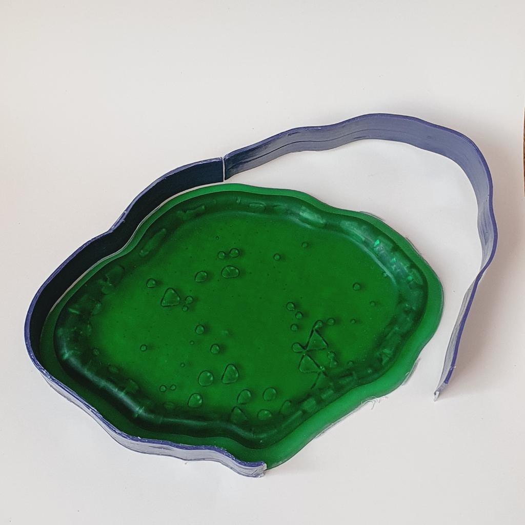 Силиконовая форма Поднос Облако с бортиками